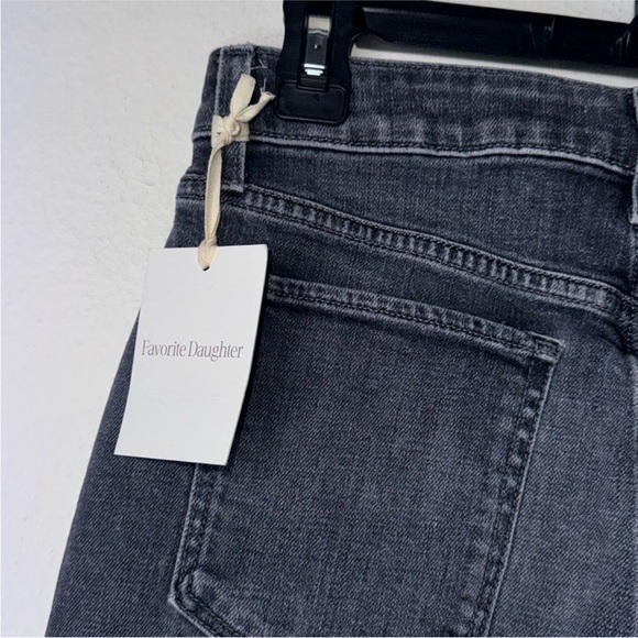 Favorite Daughter Women's Straight Leg Jeans - Charcoal - Picture 6 of 11